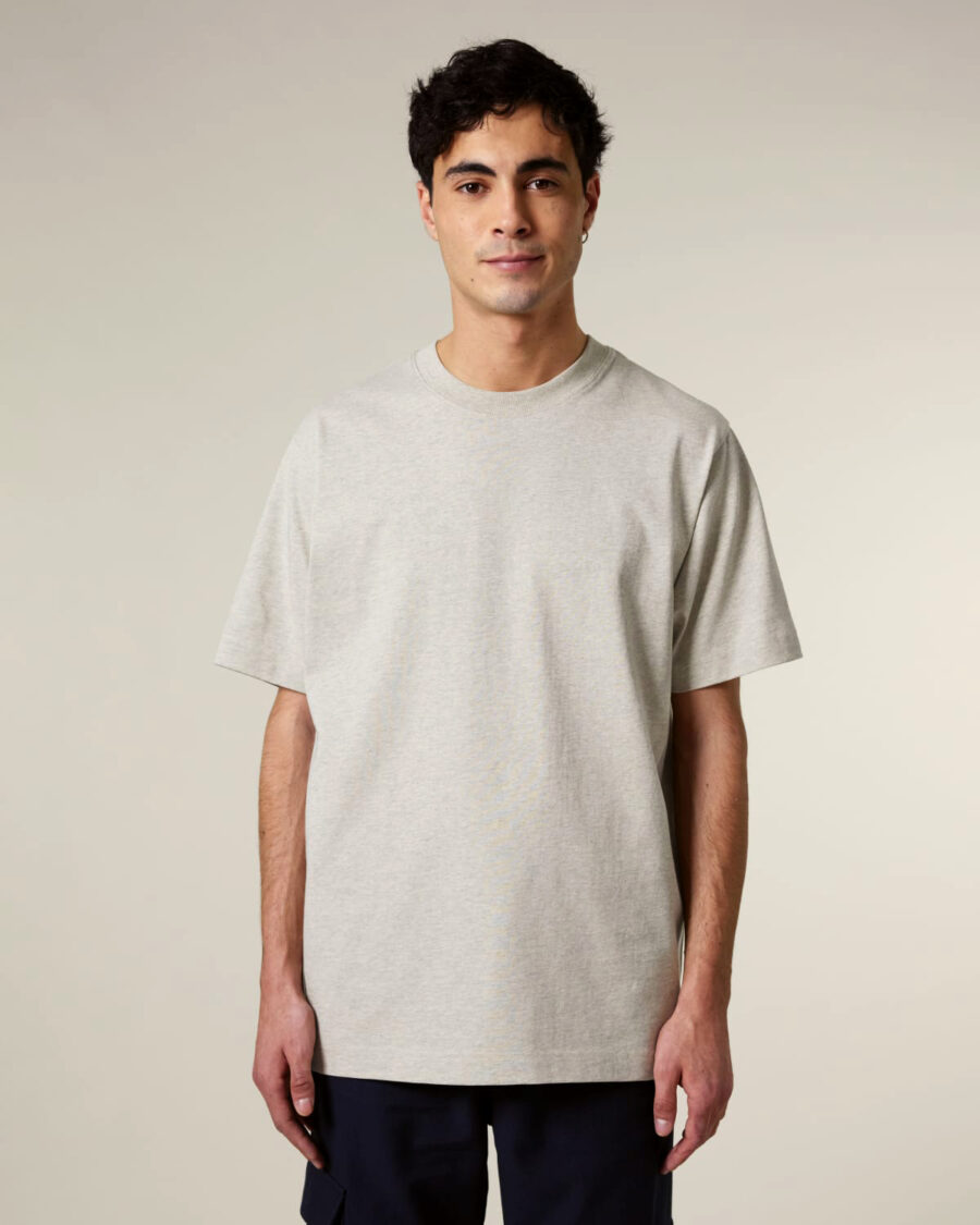 camiseta unisex suelta de algodón orgánico freestyle