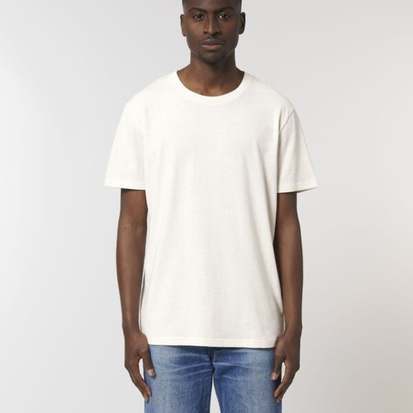camiseta de algodón reciclado corte unisex de colores
