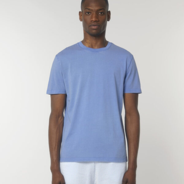 camiseta unisex efecto vintage de algodón orgánico