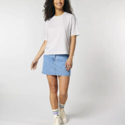 camiseta suelta mujer algodón orgánico e