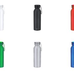 Botella de aluminio reciclado