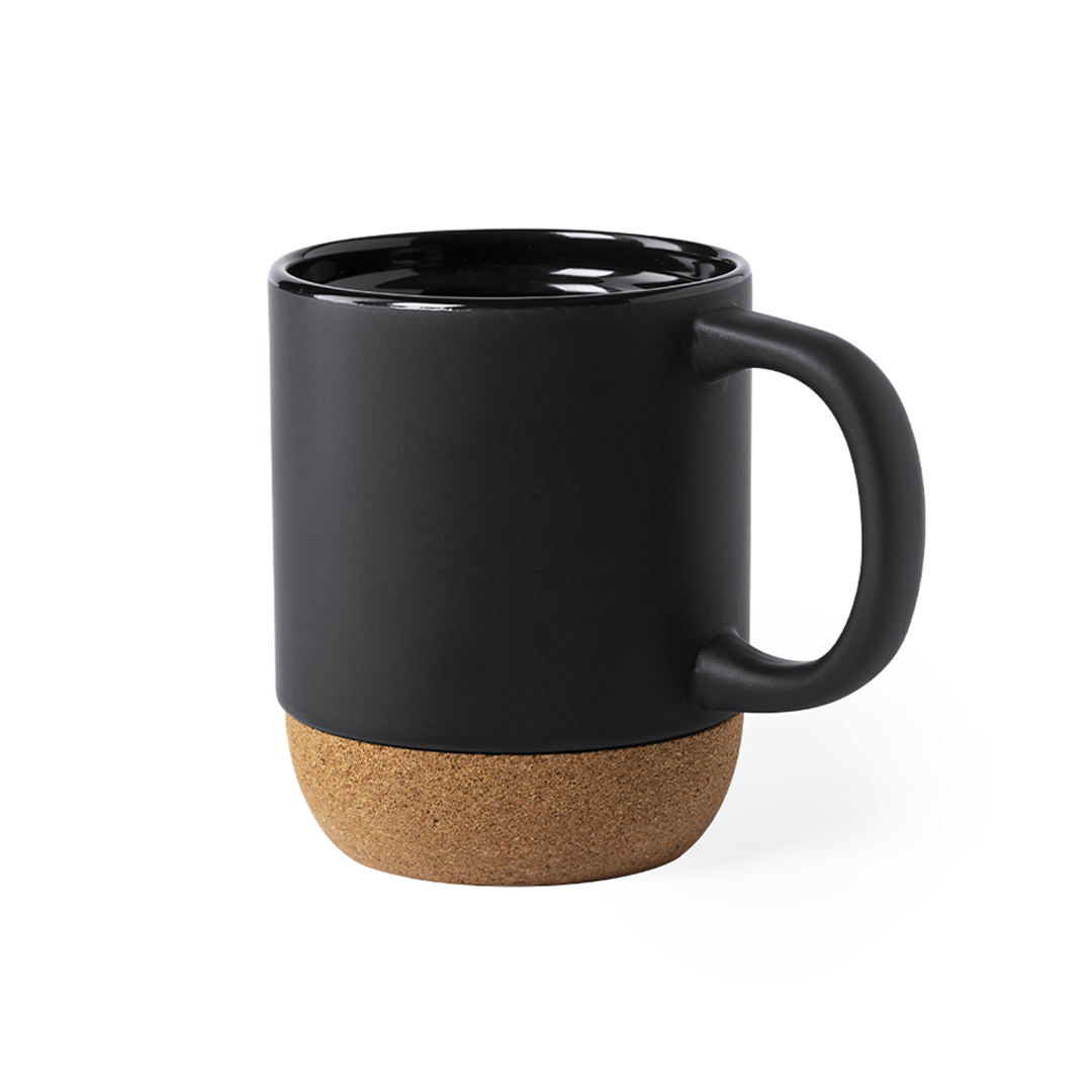 Taza cerámica y corcho