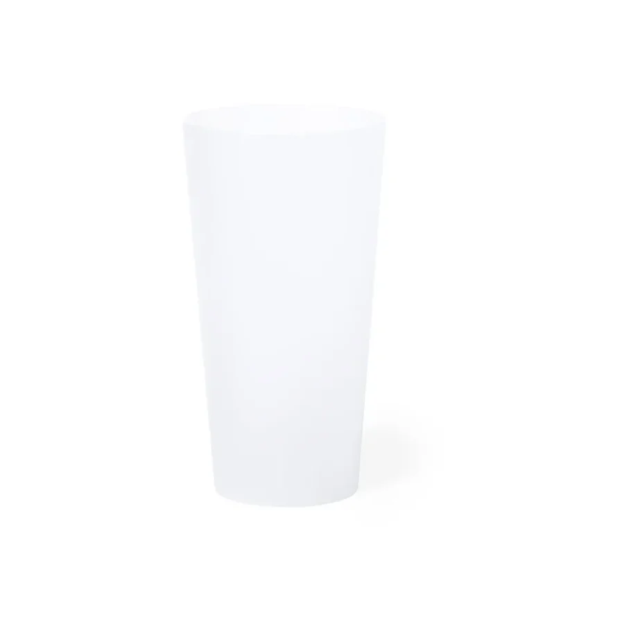 Vaso para festivales o eventos reutilizables con tu logo