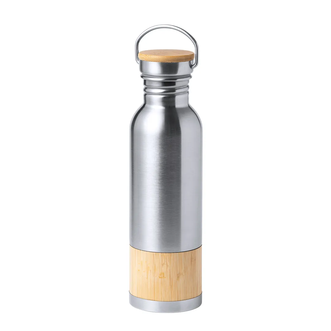 Botella retro bambú