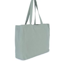 bolsa shopper grande de algodón en color vintage tejido grueso y gran capacidad interior