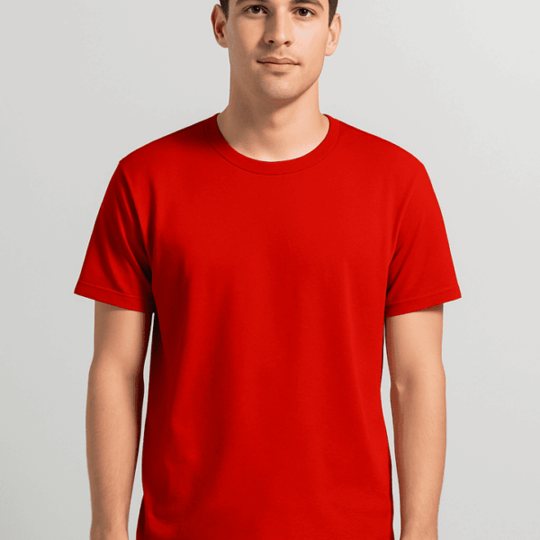 Camiseta de algodón orgániico unisex económica de colores