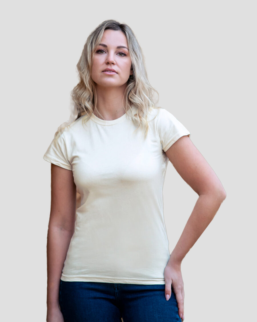 camiseta económica de mujer en algodón orgánico