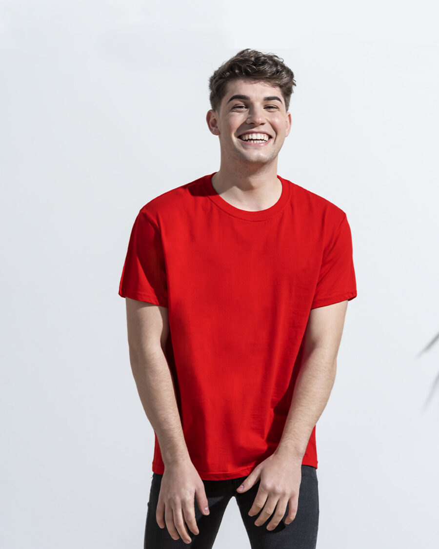 camiseta unisex de colores económica y de algodón orgánico