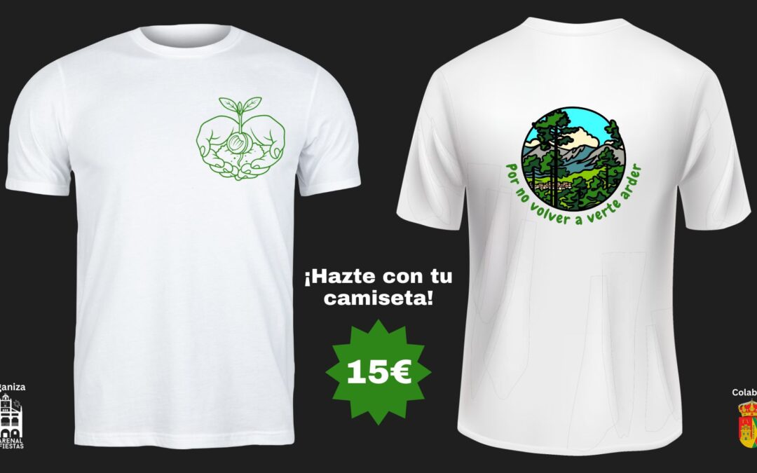 Camisetas solidarias para ayudar a reforestar la Sierra de Gredos tras los incendios del verano 2025