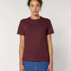 camiseta corporativa unisex de gramaje medio y algodón orgánico estampada