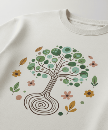 Sudadera estampada digitalmente