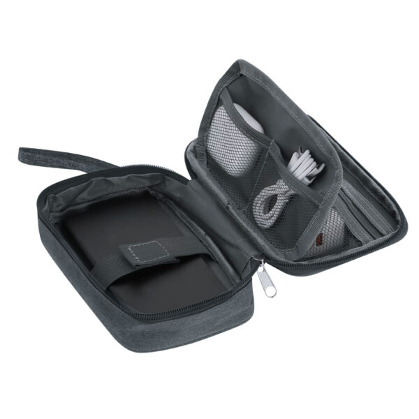 Estuche de viaje con compartimentos para organizar diferentes objetos