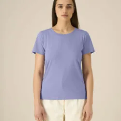 camiseta algodón mujer entallada a