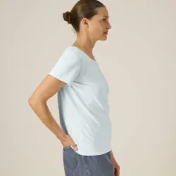 camiseta algodón mujer entallada b