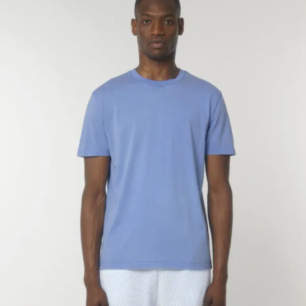 camiseta unisex efecto vintage de algodón orgánico