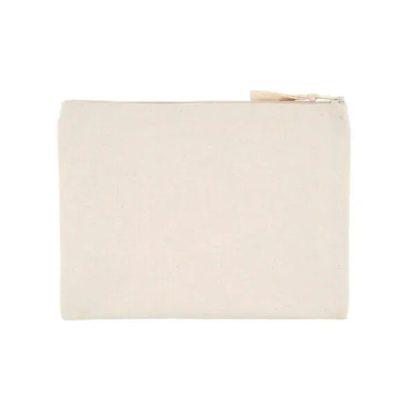 Cartera de cremallera de algodón reciclado resistente