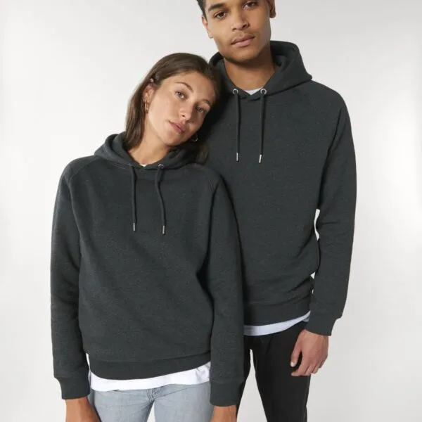 Sudadera ranglan con bolsillo lateral de algodón orgánico
