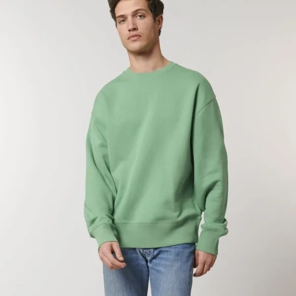 Sudadera de algodón orgánico con corte suelto