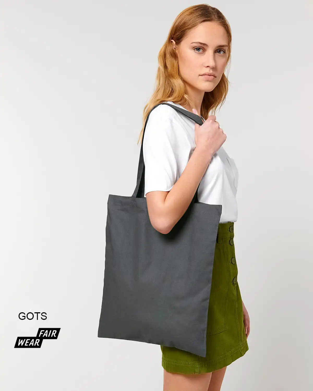 Bolsa de algodón orgánico personalizada con logo