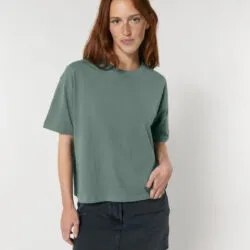 camiseta suelta mujer algodón orgánico b