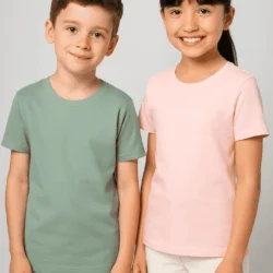 camiseta ecológica para niños de algodón BIO económica
