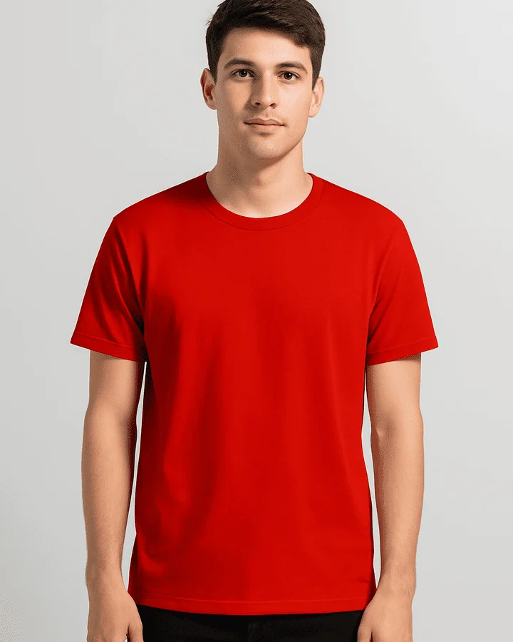 Camiseta de algodón orgániico unisex económica de colores