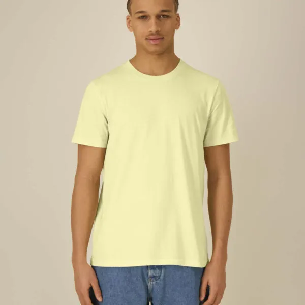 camiseta de hombre clásica de gramaje medio unisex de algodón orgánico personalizable