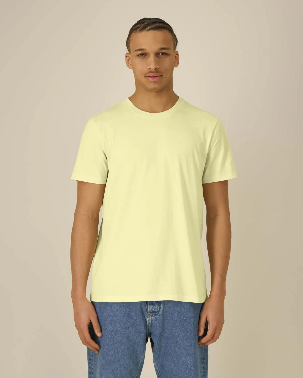 camiseta de hombre clásica de gramaje medio unisex de algodón orgánico personalizable