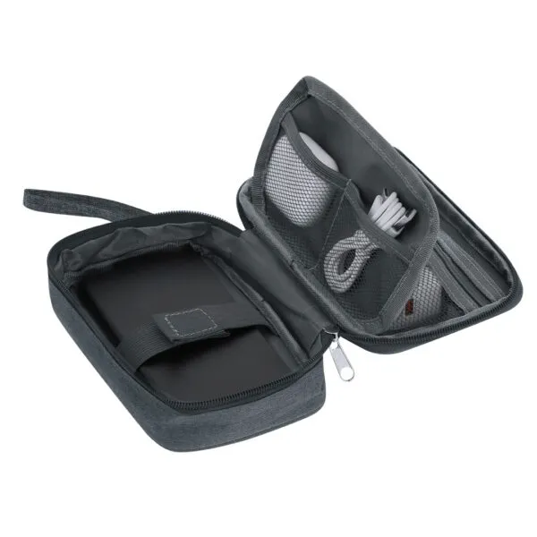 Estuche de viaje con compartimentos para organizar diferentes objetos